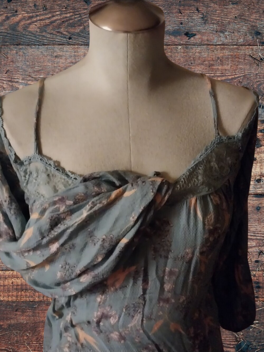 Cold Shoulder Light Blue Top